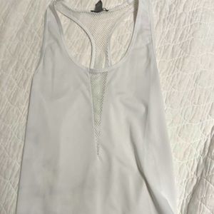 F21 White Activewear Top